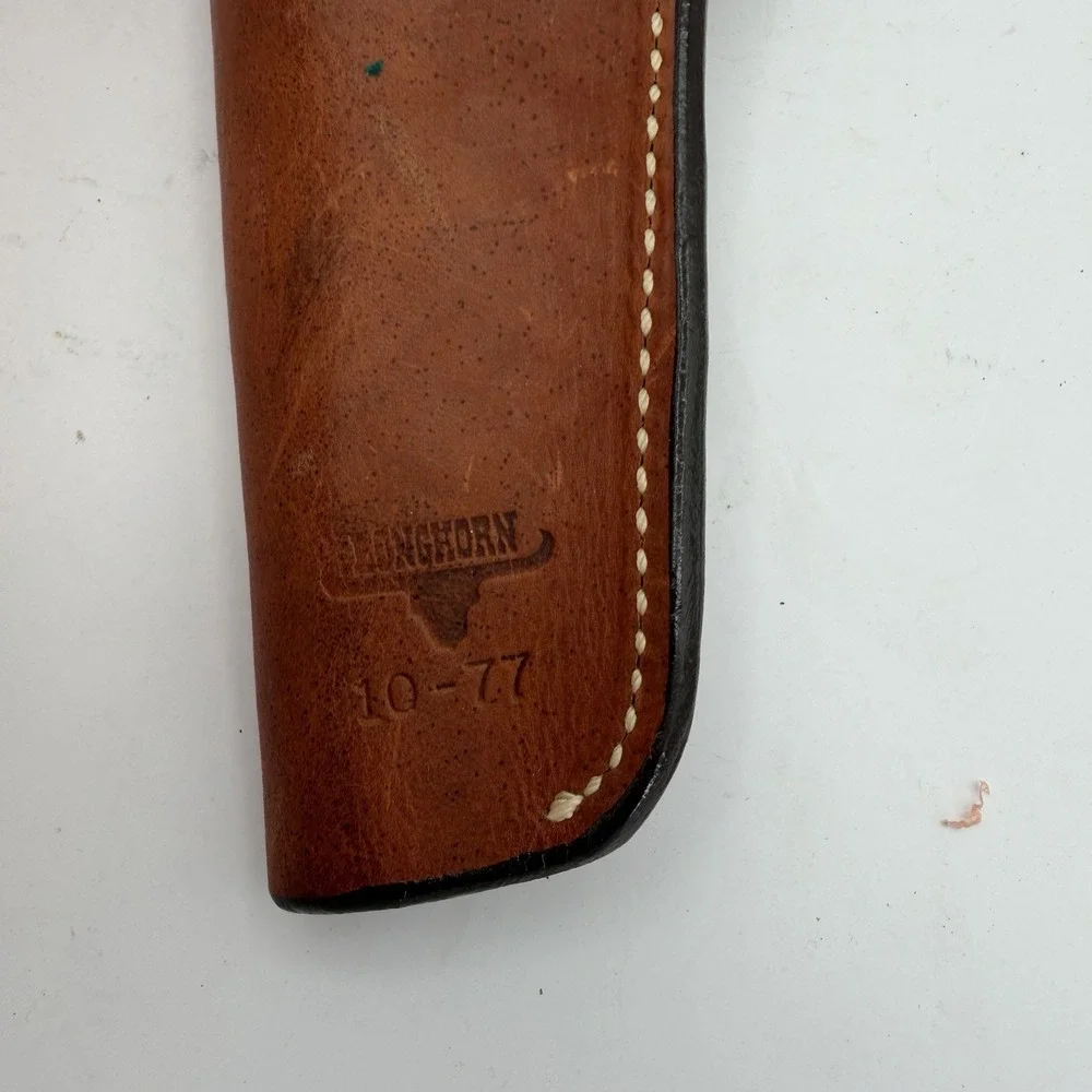 Vintage Bucheimer leather holster #8. 10-77 Longhorn NWOT